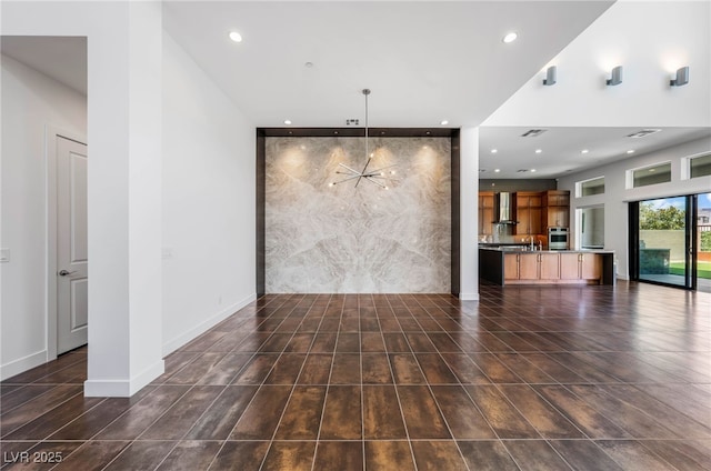 view of unfurnished living room