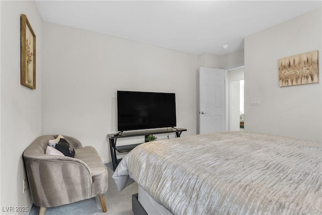 bedroom with carpet floors