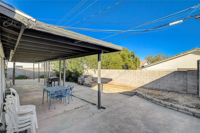 view of patio