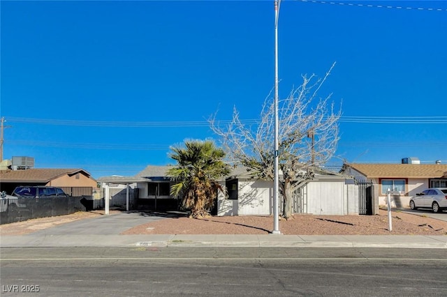 view of ranch-style home