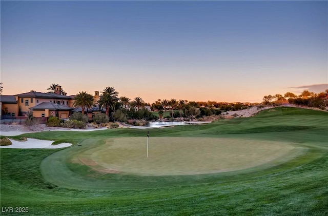 view of property's community with golf course view