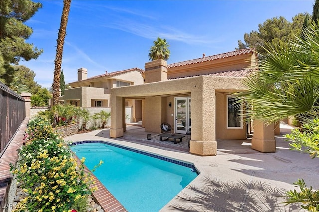 4961 Tierra Del Sol Dr, Las Vegas, NV 89113 - view of swimming pool with a patio area