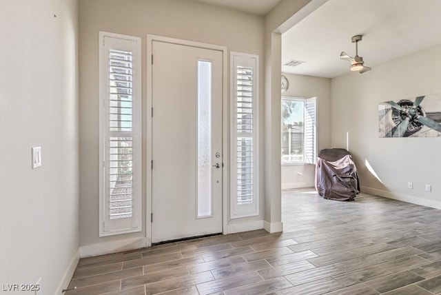 view of foyer entrance