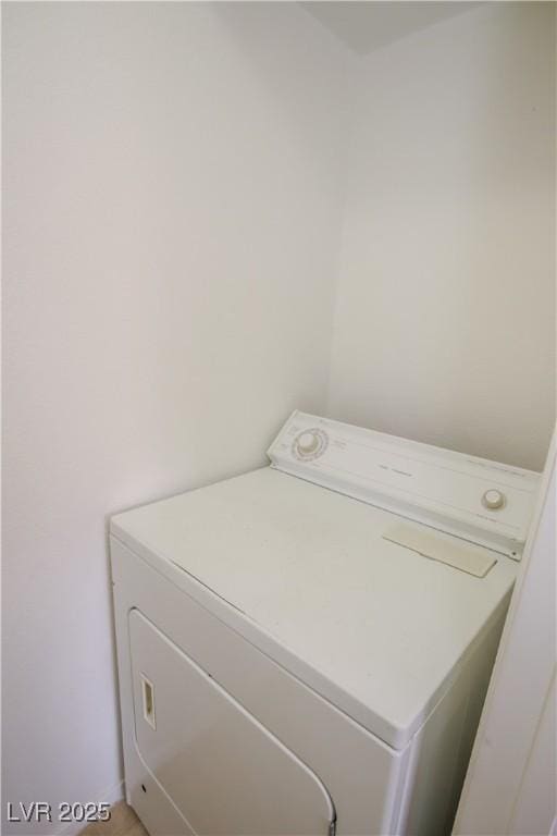 laundry area featuring washer / clothes dryer