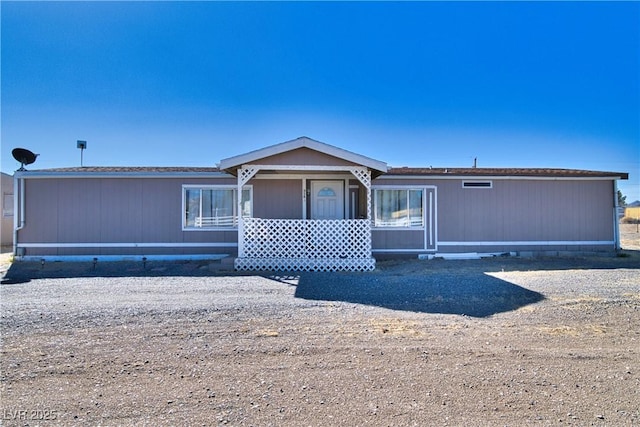 view of manufactured / mobile home