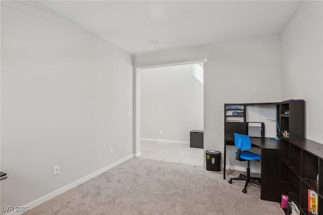 9690 Hiking Ave, Las Vegas, NV 89166 - home office featuring light carpet and baseboards