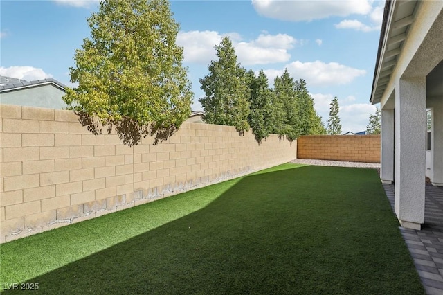 9690 Hiking Ave, Las Vegas, NV 89166 - view of yard featuring a fenced backyard