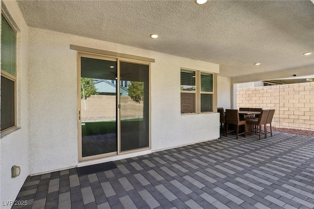 9690 Hiking Ave, Las Vegas, NV 89166 - view of patio with fence