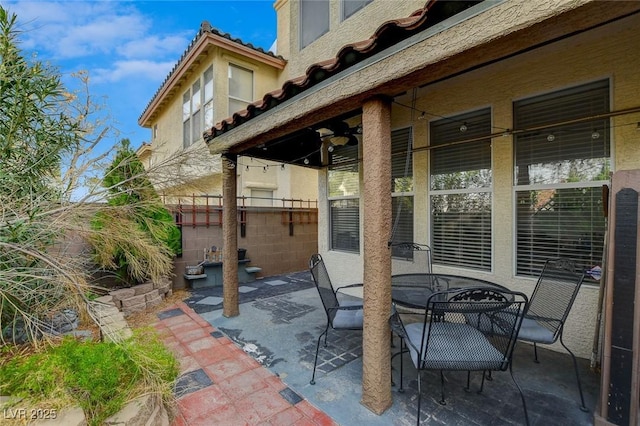 view of patio