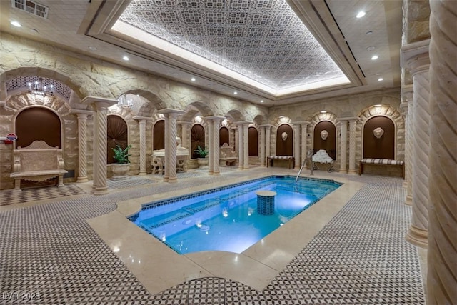 9103 Alta Dr Unit 404, Las Vegas, NV 89145 - pool with decorative columns