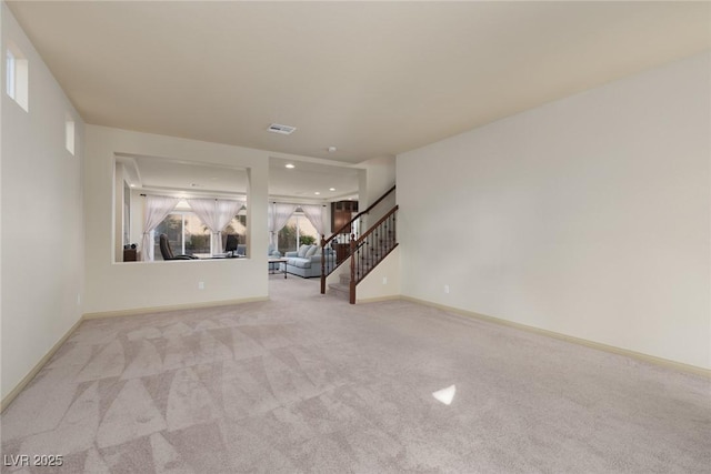 view of unfurnished living room