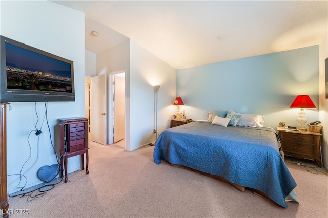 2245 Saint Paul Way, Las Vegas, NV 89104 - bedroom featuring lofted ceiling and light colored carpet