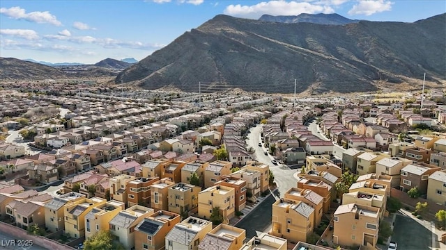 mountain view featuring a residential view