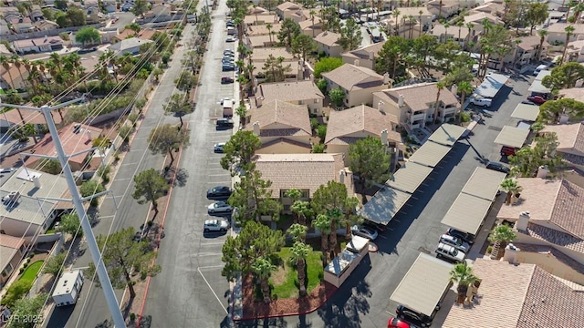 drone / aerial view featuring a residential view