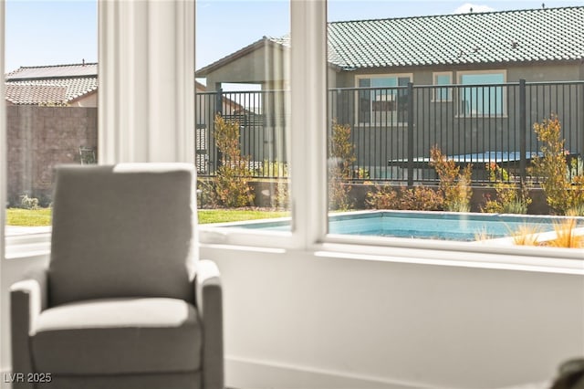 view of sitting room