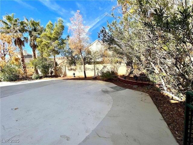 view of patio / terrace with fence