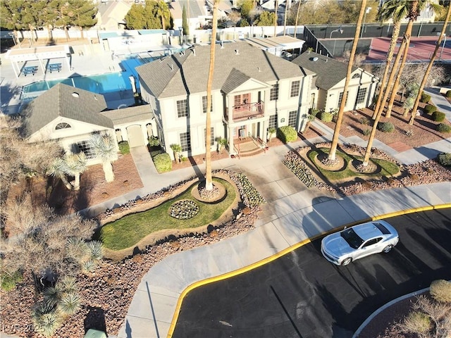 bird's eye view featuring a residential view