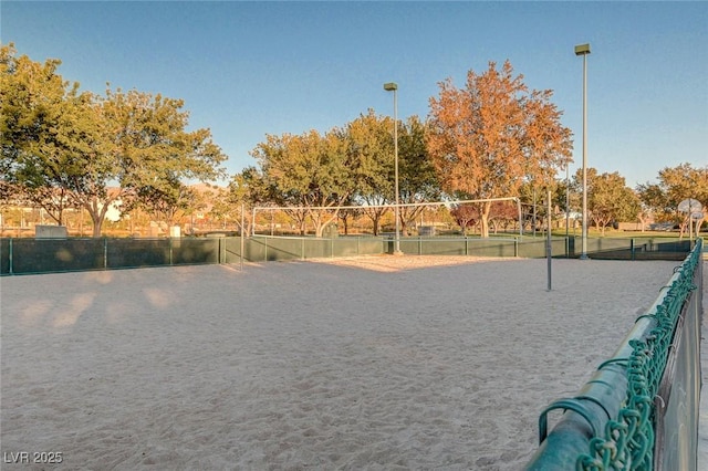 surrounding community with fence