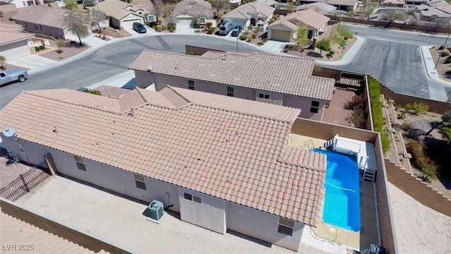 bird's eye view featuring a residential view