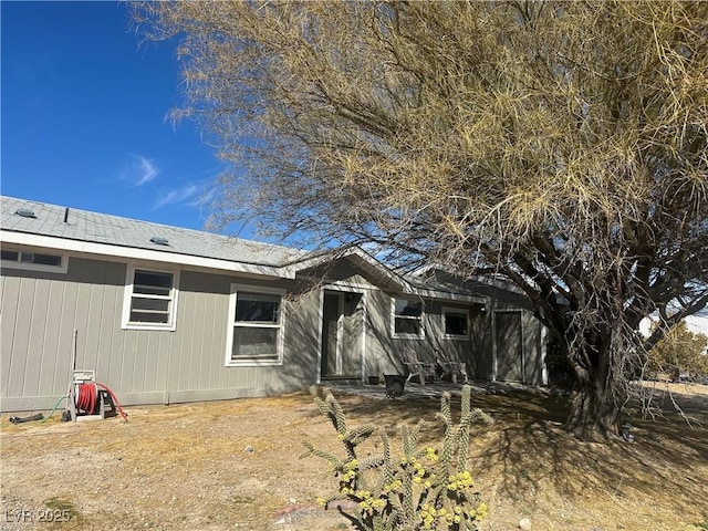 view of rear view of property