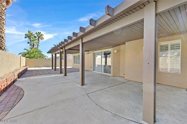 view of patio / terrace with a fenced backyard