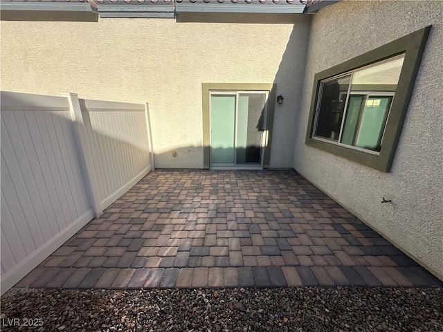 view of patio / terrace with fence