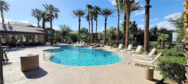8000 W Badura Ave Unit 1019, Las Vegas, NV 89113 - community pool with a patio area