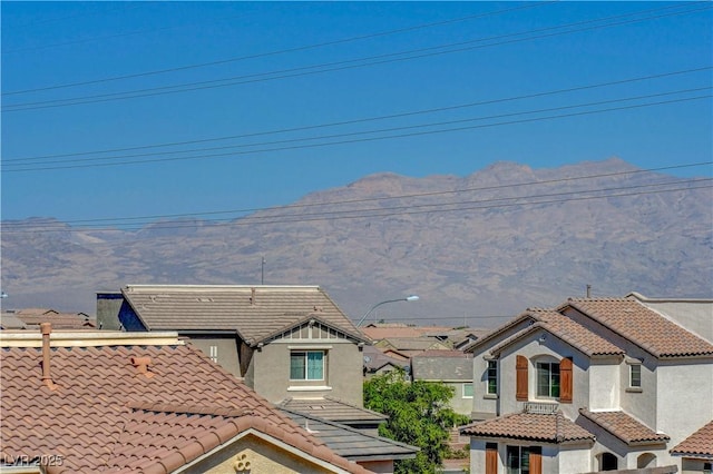 view of mountain feature