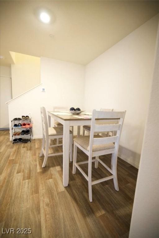 dining room featuring wood finished floors