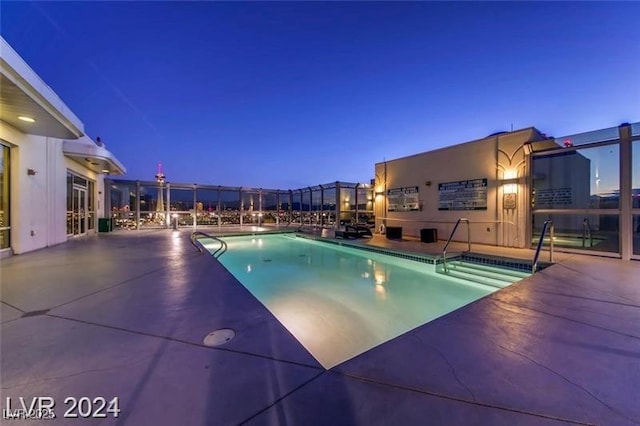 pool featuring a patio