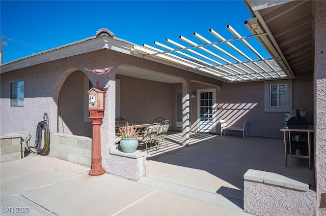 view of patio / terrace with outdoor dining area