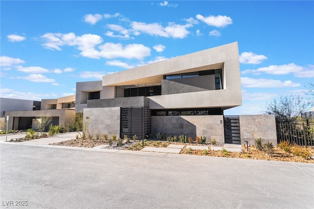 view of front of home featuring stucco siding