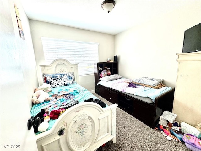 bedroom featuring carpet flooring