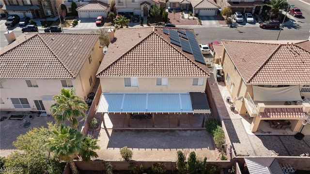 bird's eye view featuring a residential view