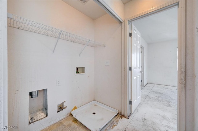 laundry room featuring washer hookup and laundry area