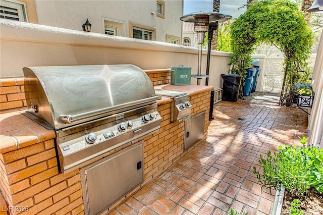 view of patio / terrace featuring grilling area and area for grilling