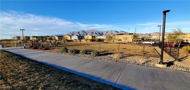 7910 Shimmery St, North Las Vegas, NV 89084 - view of yard featuring a mountain view and a residential view