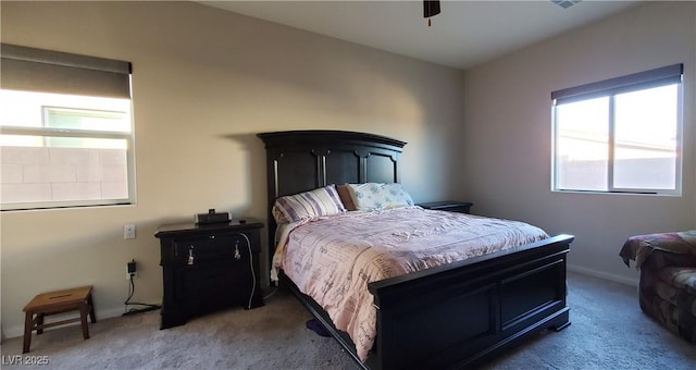 7910 Shimmery St, North Las Vegas, NV 89084 - bedroom featuring carpet floors, multiple windows, and baseboards