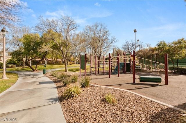 view of community playground