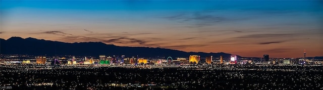 view of city with a mountain view