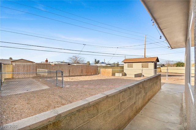 view of patio / terrace with a fenced backyard