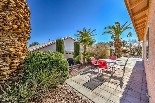 view of patio / terrace with outdoor dining area