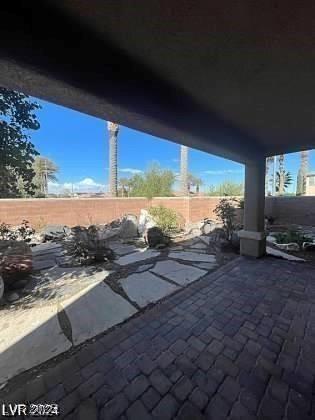 view of patio / terrace with a fenced backyard