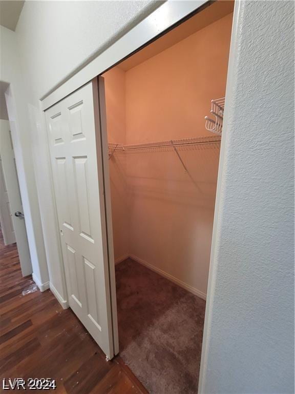 view of closet