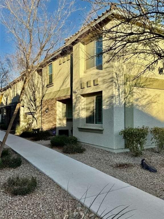 view of property exterior featuring stucco siding