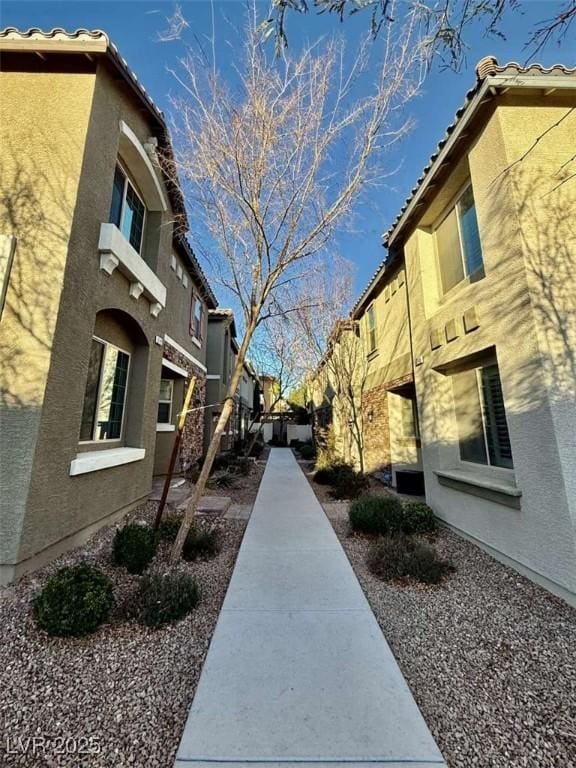 surrounding community with a patio