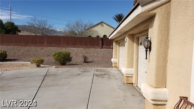 view of yard featuring a fenced backyard and a patio