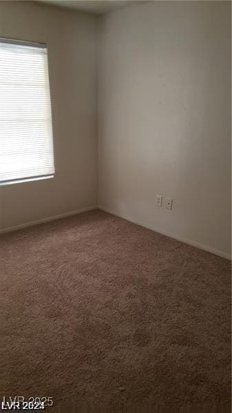 spare room with carpet flooring