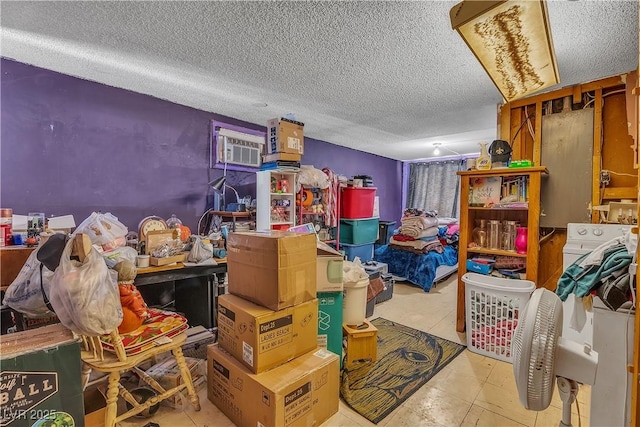 storage area featuring a wall unit AC