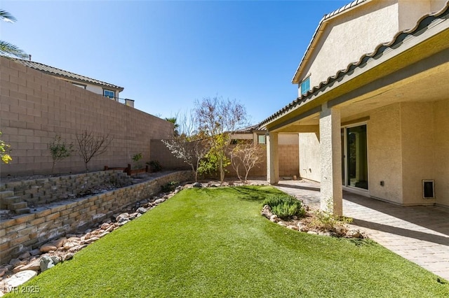 981 Soaring Moon Dr, Henderson, NV 89015 - view of yard with a patio area